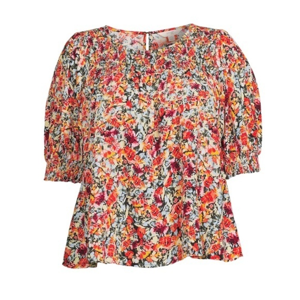 Terra and Sky Multi Color Top Size 1X 16W-18W